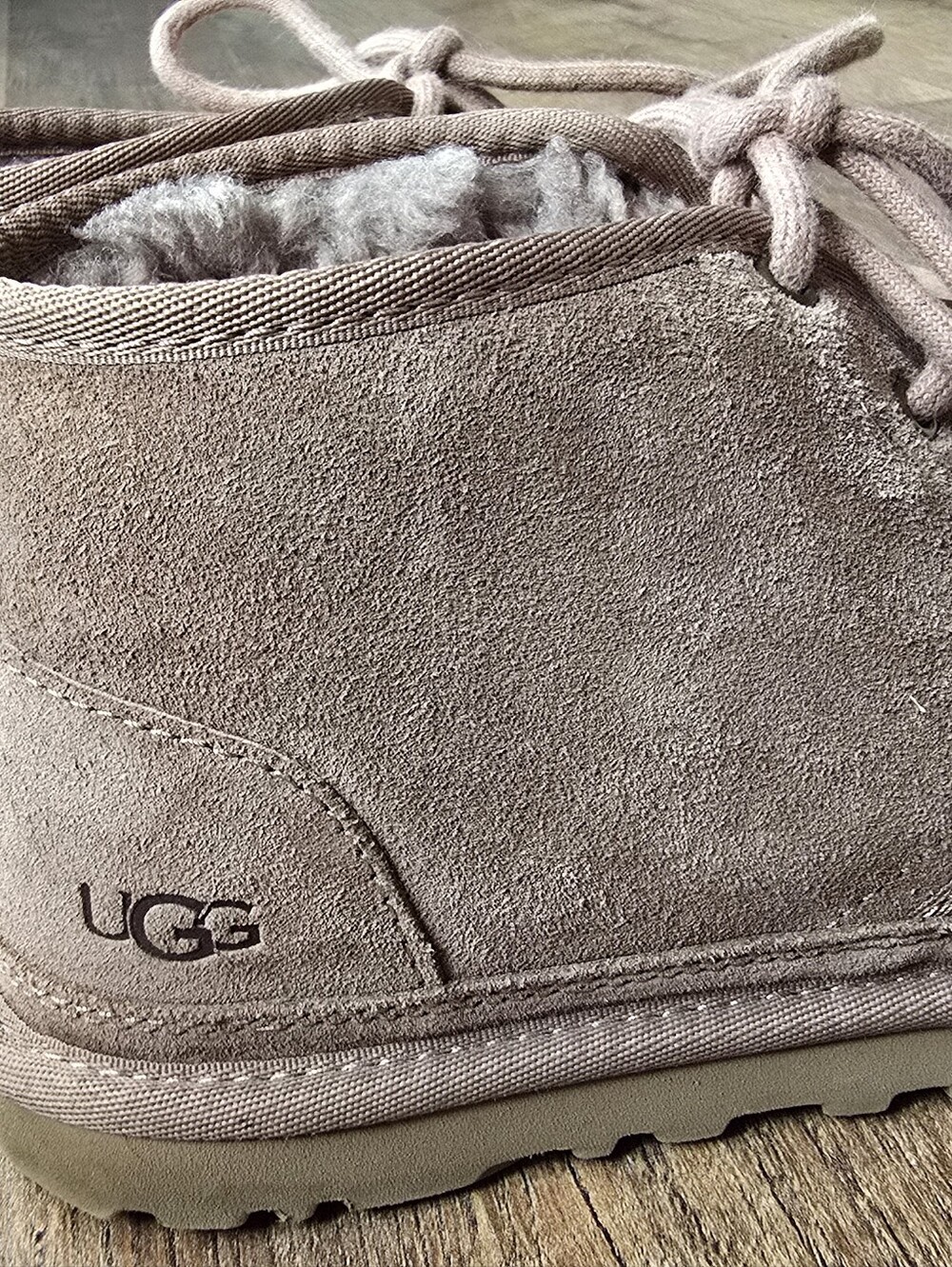UGG Womens Neumel Chukka Lace Up Ankle Boots Size 8 - Picture 3 of 6